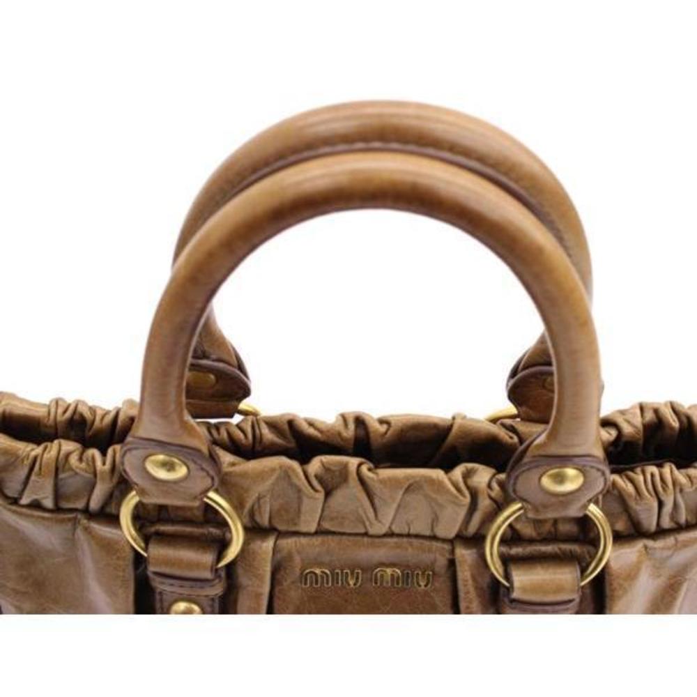 Miu Miu 2way Shoulder Bag Brown - image 6